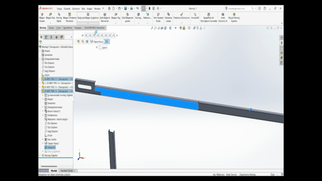 Bant Konveyör Tasarımı-Solidworks Eğitimi – Screenshot 3