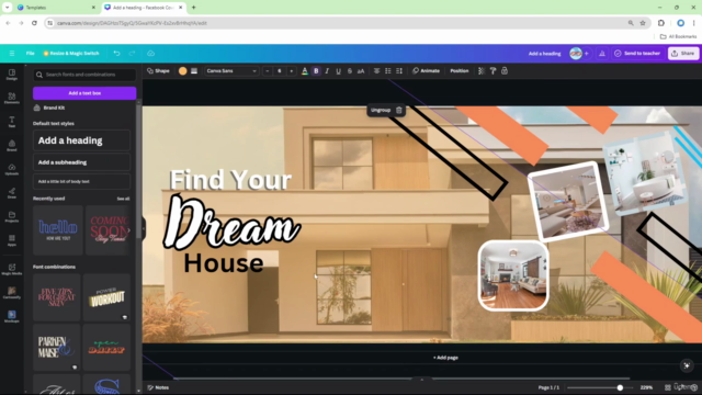 Social Media Graphics Design and Video Editing with Canva – Screenshot 4