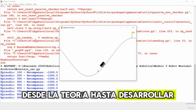 Domina IA: Aprendizaje por Refuerzo con Python y Gym – Screenshot 3