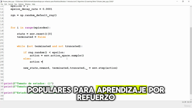 Domina IA: Aprendizaje por Refuerzo con Python y Gym – Screenshot 4