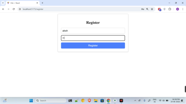 Chat Application in MERN Stack – Screenshot 1
