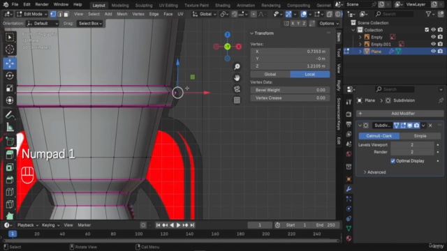 Blender Space Adventure: 3D Modeling & Animation – Screenshot 1