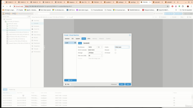 Proxmox VE 8.2: Sanal Sunucu Yönetimi ve Optimizasyon Eğitim – Screenshot 2