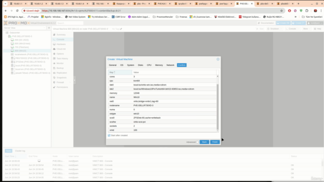 Proxmox VE 8.2: Sanal Sunucu Yönetimi ve Optimizasyon Eğitim – Screenshot 3