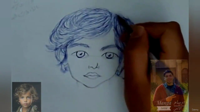 The Best For Drawing Portrait By Simple Tools (Arabic) – Screenshot 1