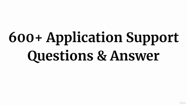 Application Support Interview Questions Practice Test – Screenshot 4
