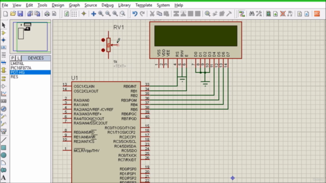 PIC Microcontroller & Mikro C Engineering Students Projects – Screenshot 1