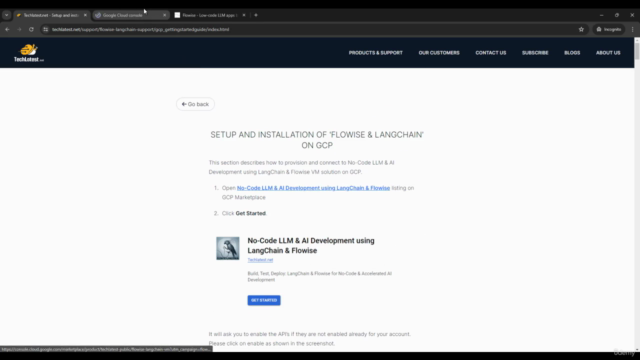 Free course on AI App Development with FlowiseAI & Langchain – Screenshot 1