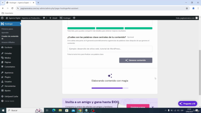 Amazon Afiliados: Cómo Crear una Página Web de Nicho 2025 – Screenshot 2