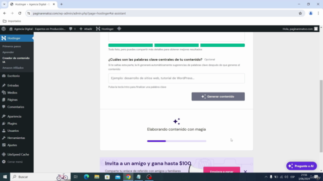 Amazon Afiliados: Cómo Crear una Página Web de Nicho 2025 – Screenshot 3
