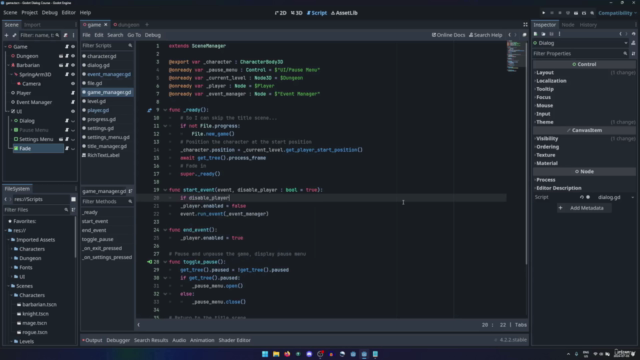 Dialogue and Events in Godot! – Screenshot 3