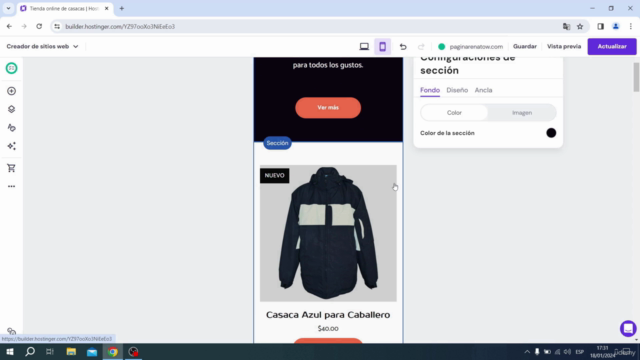Cómo Usar el Creador de Sitios Web con IA de Hostinger 2025 – Screenshot 4