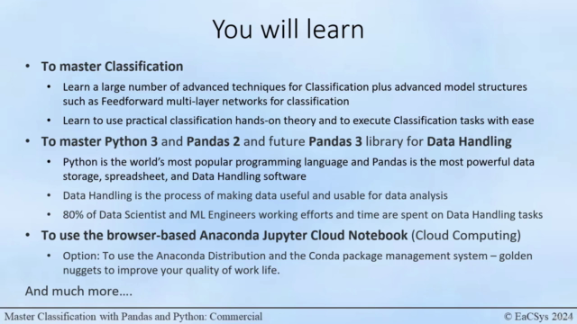 Master Classification with Pandas and Python [2025] – Screenshot 4