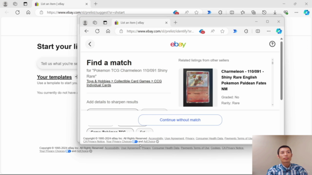 Bulk List Pokemon Cards on eBay with Power Automate Desktop – Screenshot 3
