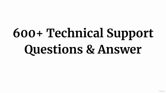 Technical Support Interview Questions Practice Test – Screenshot 4