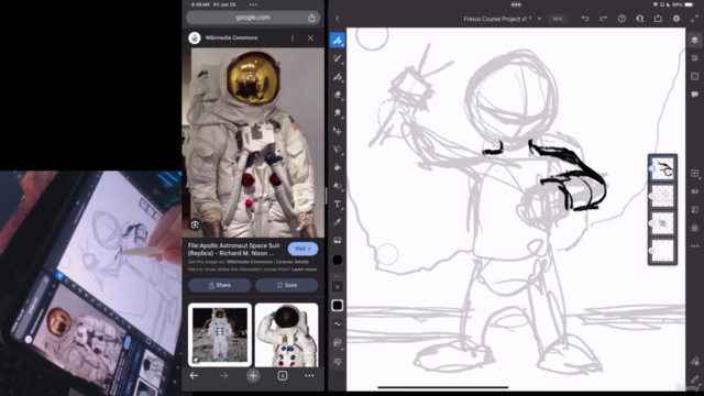 Learn to Draw and Paint with Adobe Fresco - Start to finish! – Screenshot 1
