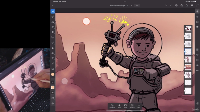Learn to Draw and Paint with Adobe Fresco - Start to finish! – Screenshot 3