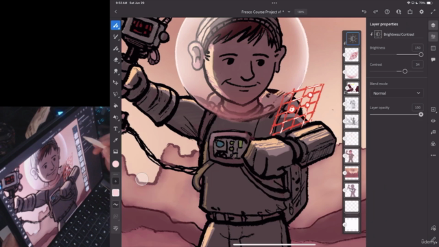 Learn to Draw and Paint with Adobe Fresco - Start to finish! – Screenshot 4