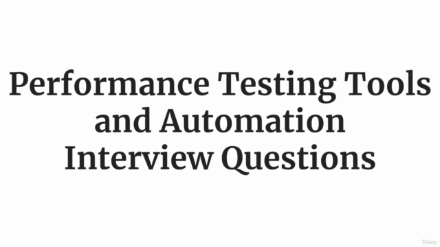 Performance Testing Interview Questions Practice Test – Screenshot 2