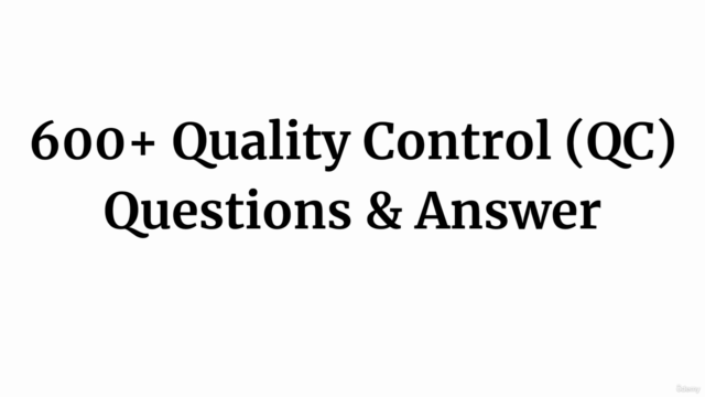 Quality Control (QC) Interview Questions Practice Test – Screenshot 4