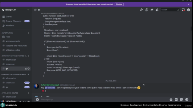 Symfony 7 Framework on Docker, XAMPP and CLI (Hands-on 2025) – Screenshot 4