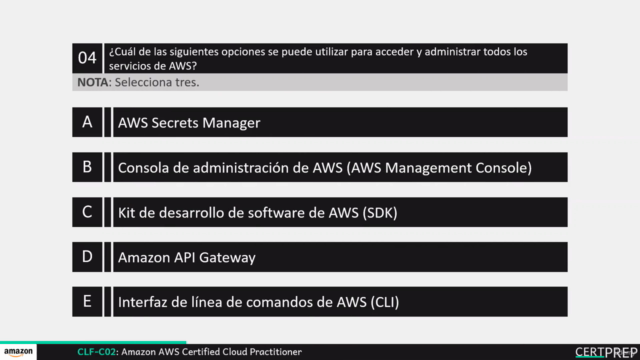 CLF-C02 - AWS Cloud Practitioner | Preguntas del Examen – Screenshot 2