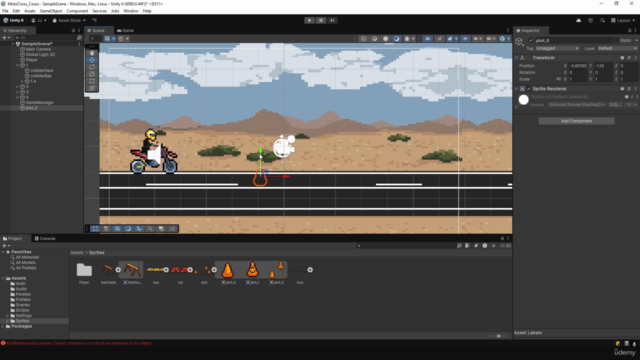 Pixel Run : Moto Plateforme 2D avec Unity et Aseprite – Screenshot 3