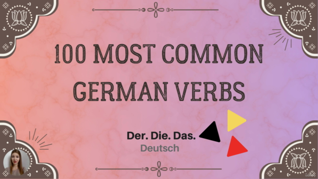Der. Die. Das. Deutsch. 100 most common German verbs – Screenshot 1