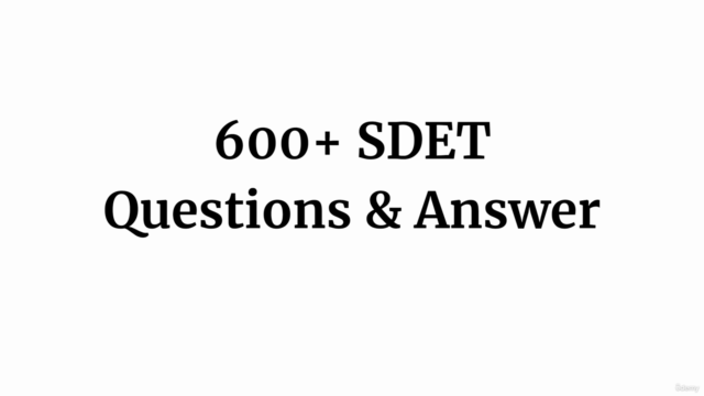 SDET Interview Questions Practice Test – Screenshot 4