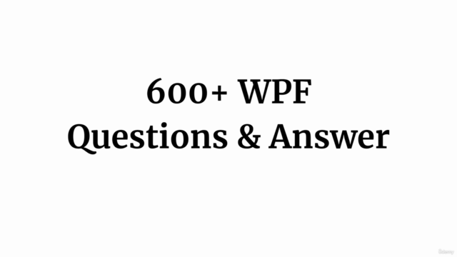 WPF Interview Questions Practice Test – Screenshot 4