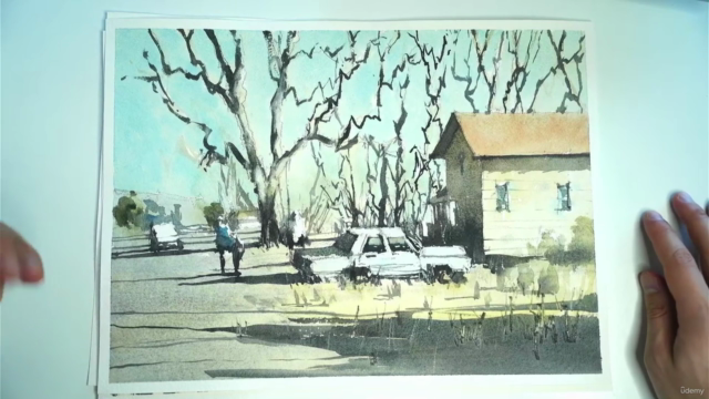 Expressive Urban Landscapes in Watercolor! – Screenshot 1