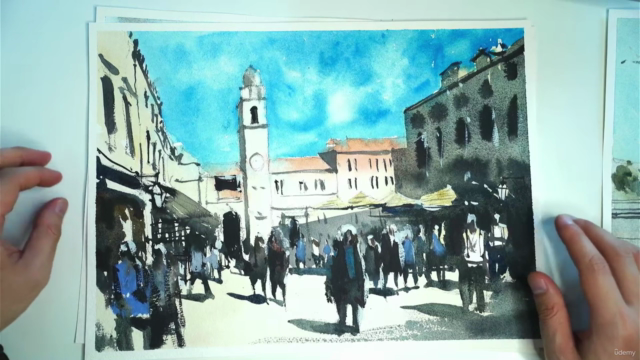 Expressive Urban Landscapes in Watercolor! – Screenshot 2