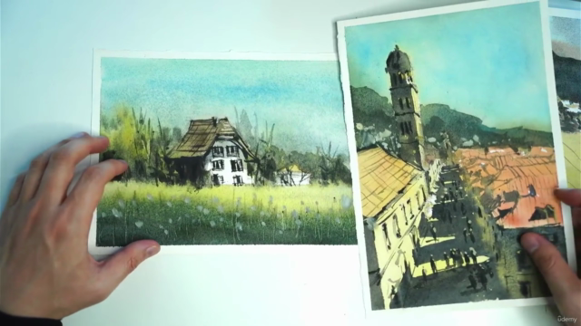 Expressive Urban Landscapes in Watercolor! – Screenshot 4