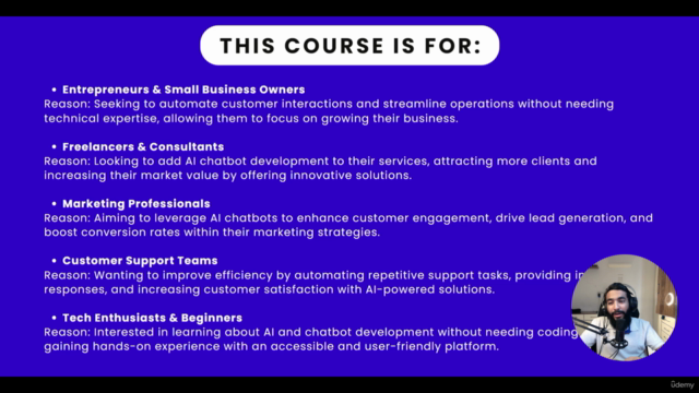 Chatbot Development Course: Build AI Chatbots without Coding – Screenshot 2