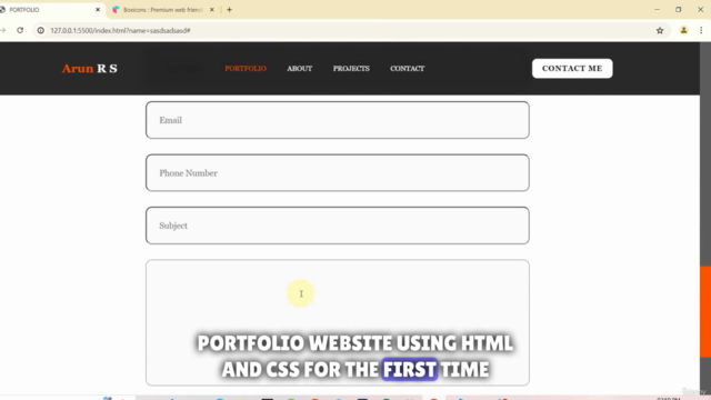 Responsive Portfolio Website With HTML CSS NETLIFY Project – Screenshot 4