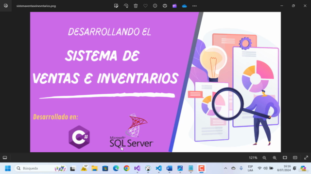 SISTEMA DE VENTAS E INVENTARIOS (C# y Microsoft SQL Server) – Screenshot 1
