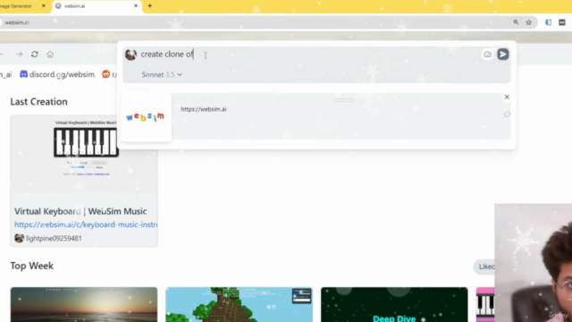 Websim ai Masterclass: Complete Guide to Web Simulations – Screenshot 1