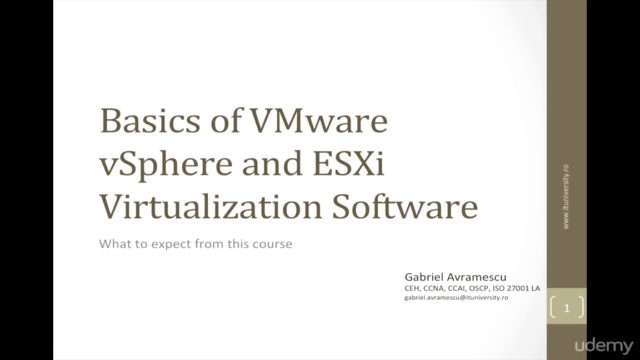Build up on VMware vSphere & ESXi in Enterprise Environmmet – Screenshot 1