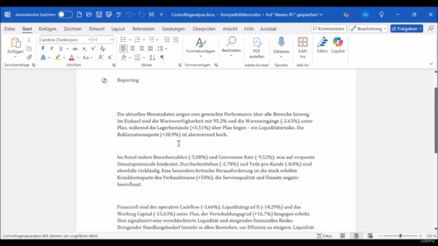 KI-Manager für das Controlling – Screenshot 4