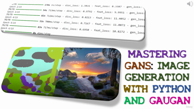 Mastering GANs: Image Generation with Python and GauGAN – Screenshot 1