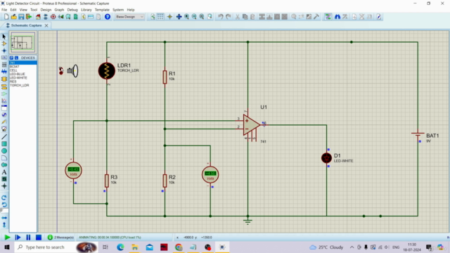Opamp Projects: Design & Simulate on Proteus & LTSpice – Screenshot 4
