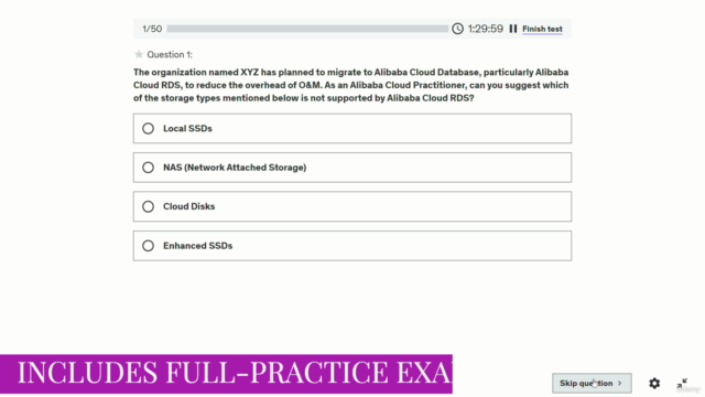 Alibaba ACA Cloud Computing Certification Mock Exam Test – Screenshot 1