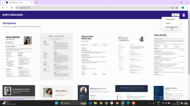 Next.js Resume Builder App 2024 - MongoDB , Tailwind , Ant D – Screenshot 4