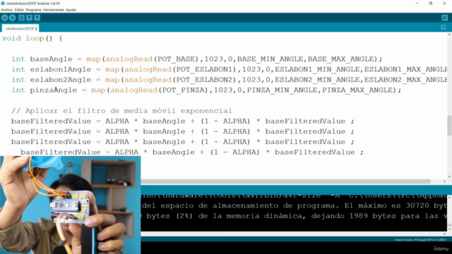 Construye tu Propio Brazo Robótico con Arduino desde Cero – Screenshot 4