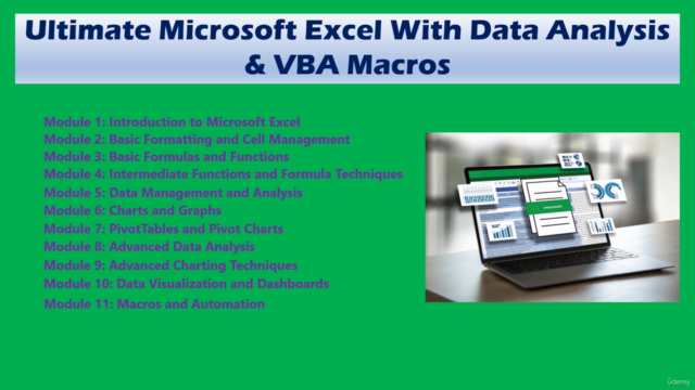 Ultimate Microsoft Excel With Data Analysis & VBA Macros – Screenshot 1