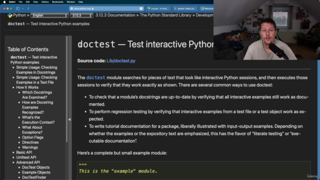 Python - The big testing course – Screenshot 2