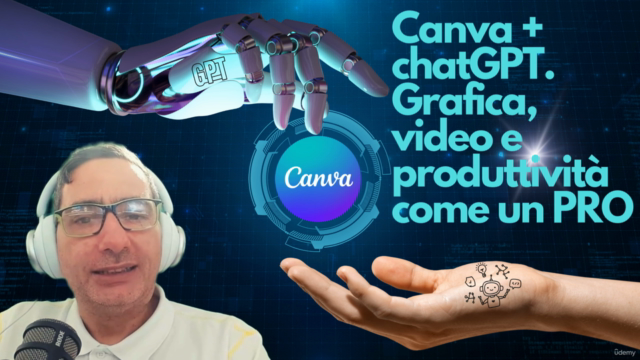Canva + chatGPT. Grafica, video e produttività come un PRO – Screenshot 3