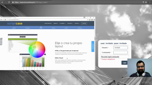 Crea sistemas web PHP fácil y rápido con Scriptcase – Screenshot 1