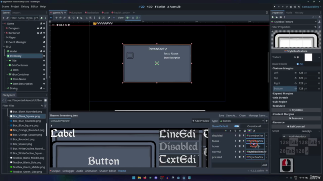 Inventory & Shops in Godot! – Screenshot 1