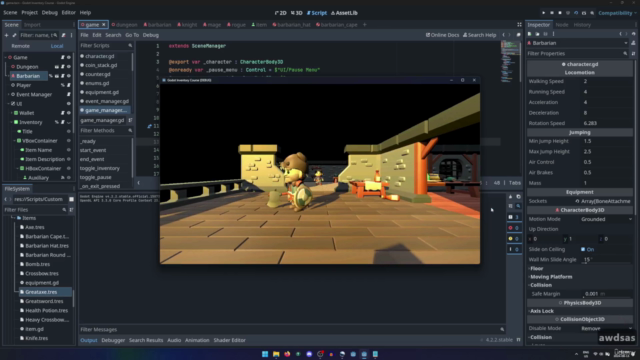 Inventory & Shops in Godot! – Screenshot 2